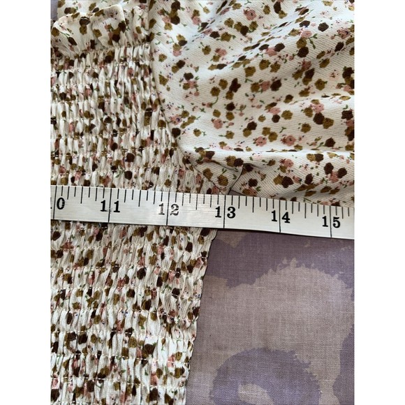 Byinn’s Flowy Flower Print Dress Small NWT Boho Short Ruffles A6 - Picture 11 of 13